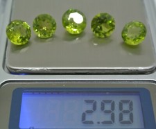 Peridot oval oder rund