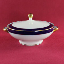 Ragoutschüssel Eschenbach Kobald blau Goldrand