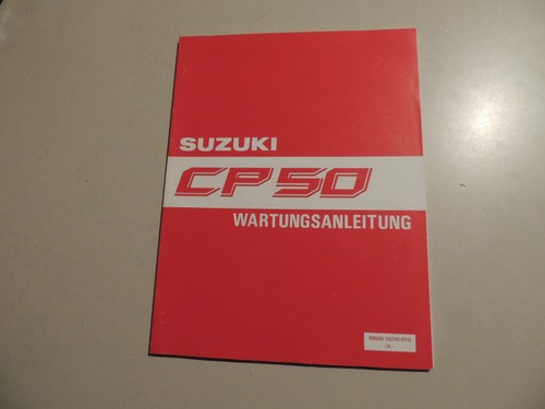Suzuki cp50 wartung reparatur - suzuki,