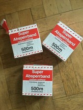 Absperrband Flatterband Baustelle Rot Weiss 3 Pack 500 m 