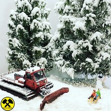 Multicar Pistenraupe PLG2 H0 1:87 Wismut Winter Ski Modell Bausatz 3D Druck DDR