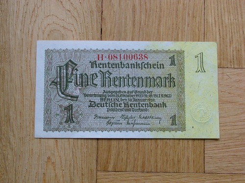 Rentenmark 1937 unc - 1,