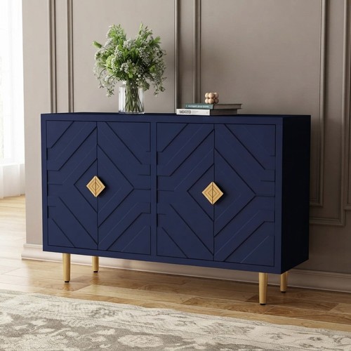 Elegantes modernes blaues