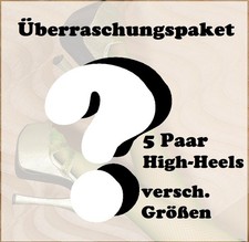 Überraschungspaket 5 Paar High Heels getragen für Sammler und Liebhaber