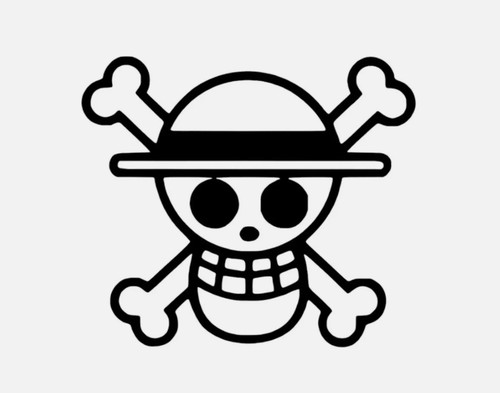 One piece ruffy totenkopf - one,