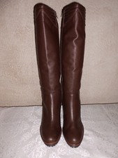 Damen Stiefel Echtleder Gr.: 39 Braun Madeleine made in Italy