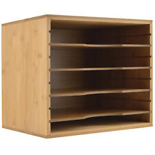 Dokumentenhalter Büro Briefablage aus Bambus Briefsortierer Briefablage Ablage