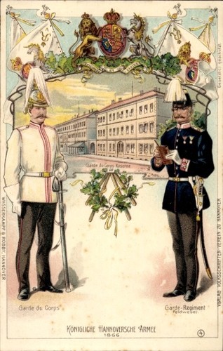Litho kgl hannoversche armee - kgl.,
