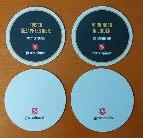 Bierdeckel herrenhäuser - bierdeckel,