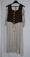 LANDHAUSKLEID Rose-Dirndl Kleid Größe 42 Landhaus Country style beige besch Rock