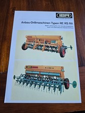 IBR Maschinenfabrik Drillmaschine RE RS RA Landmaschine Prospekt Brochure