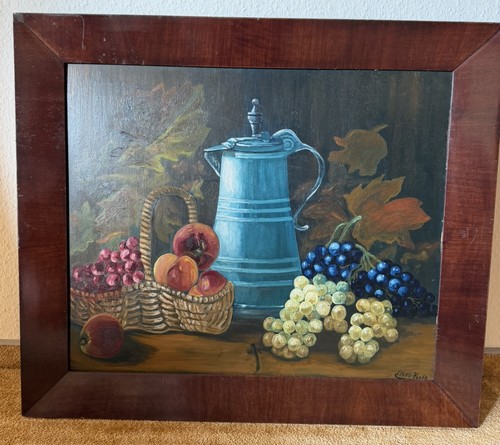 Vintage ölgemälde stillleben - vintage,