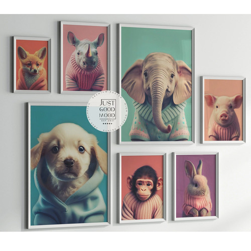 Kinderzimmer poster tiere - poster,