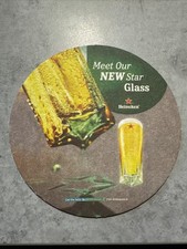 Bierdeckel Coaster Beermat Heineken - Meet our new Star Glass Ireland