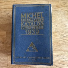 Michel Briefmarken Katalog Europa  Übersee 1939 Rarität