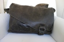 AUNTS & UNCLES Schultertasche Tasche braun aus Büffelleder LxBxH 41x16x30 cm TOP