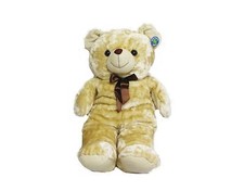 Teddybär 90 cm - Plüschbär Teddy Stofftier beige XXL Kuschelbär Plüsch