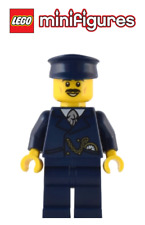 LEGO® Zugführer Schaffner City Train Lokomotive hol289 Stadt Minifigur Neu