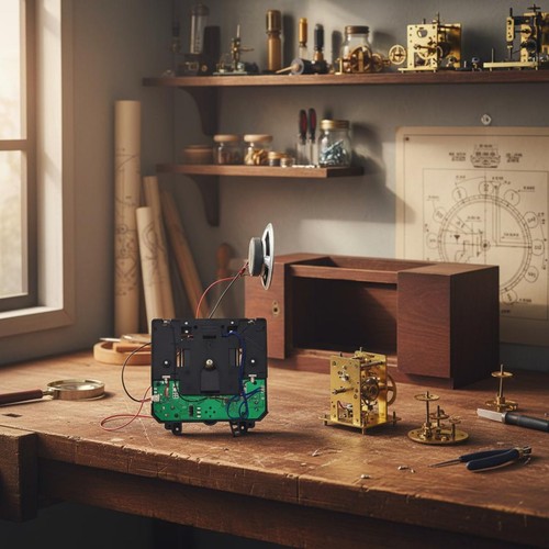 Quarz pendelwerk mit musik - mit,