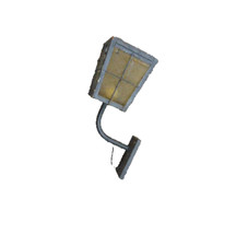 Teile von alte Lampe Laterne DDR Wandlampe Leuchte AUSSEN Eisen Wandleuchte ?