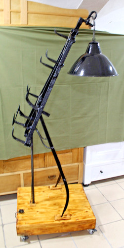Designer floor lamp industrial - floor,