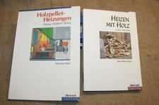 2x Fachbuch Holzöfen Kachelofen Herde Heizen mit Holz Pelletheizung
