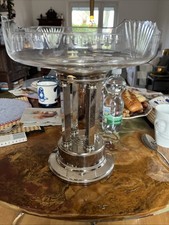 Chrom Schale für Obst Silber