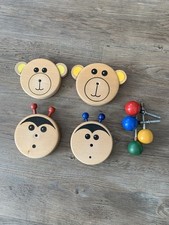 Haba 4 X Kinderhaken Bär Nasimir Garderobenhaken Kindergarderobe