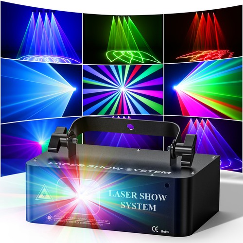 Rgb laser beam - laser, projektor