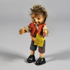 Steiff: 1961 * Miniatur Mecki Bub * Biegefigur * komplett * unbespielt *