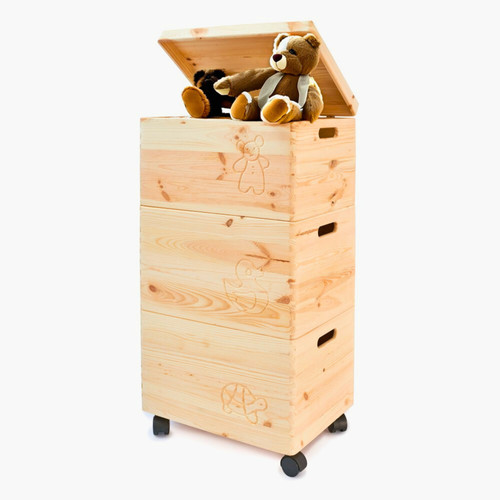 Xxl große holzkisten mit - große, 3