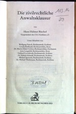Die zivilrechtliche