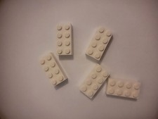 Lego Bausteine 4×2 Weiß 5 St.