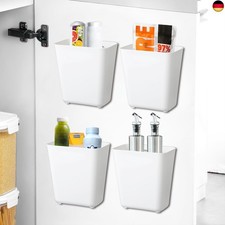 4 Stück Selbstklebende Wandmontierte Aufbewahrungsbox, Badezimmer Organizer 