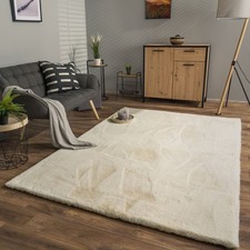 Wohnzimmer Hochflor Teppich Langflor Soft Kaninchenfell Fell Imitat Weich