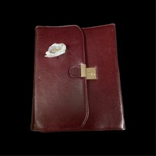 Alte Schreibmappe, Dokumentenmappe Briefpapiermappe  Leder?? Vintage extra Fach