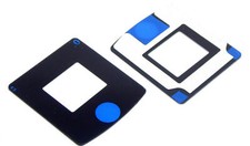 2X Motorola V3i Razr Außenglas Display Aussen Glas Front Scheibe aus Plastik