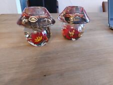 Dreamlight Teelichthalter Weihnachten Pilz 2 Stück wie neu Handgemacht