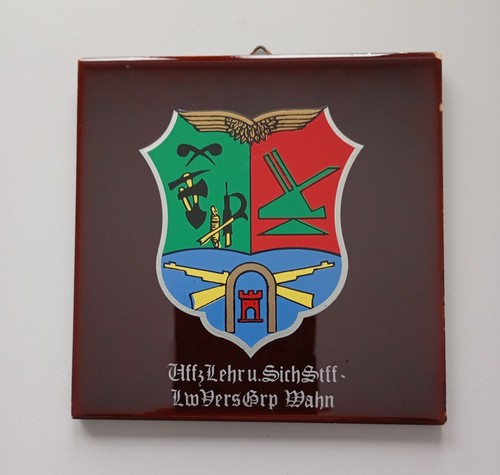 Emaillierte wappentafel kachel - emaillierte,