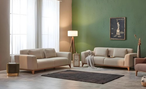 Luxus sofa dreisitzer couch - 2x,
