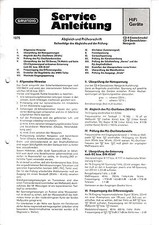 Service Manual-Anleitung für