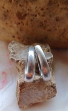 Klappcreolen, 925er Silber, CemJon (Österreich), Rhodiniert/Poliert, Top Zustand