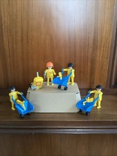 ??PLAYMOBIL Figuren Shell➕Arbeiter➕Wagen➕Werkzeug Geobra 1974 Konvolut✅RAR‼️