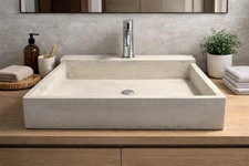 Lavabo de hormigón sobre