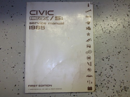 1985 honda civic - 1985, crx