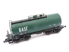 344N /22 - Brawa N 67716 k - Kesselwagen BASF grün der DB