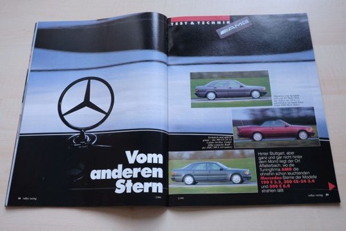 Rallye racing 1993 mercedes - racing, 02/1993