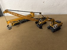 Siku 1:87 Baufahrzeuge 1886, 976 und 1891 Kran, Bagger