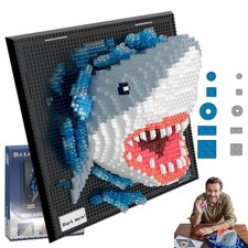 Kreatives 3D Hai Baukasten Set