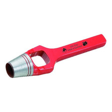 PAFFRATH Henkellocheisen Ausstanzer Lochwerkzeug 60mm rot Spezial-Werkzeugstahl